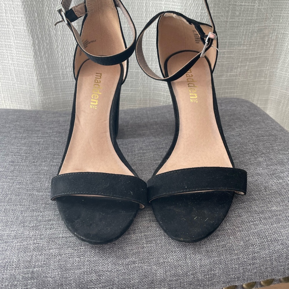 Madden NYC Black heels